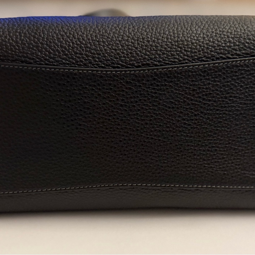 Coach Bella Black Leather Shoulder Bag - Picture 6 of 8
